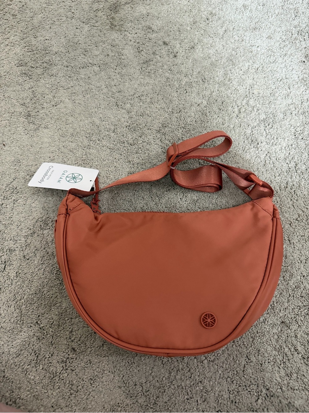 GAIAM Terra Cotta Crescent Crossbody Bag